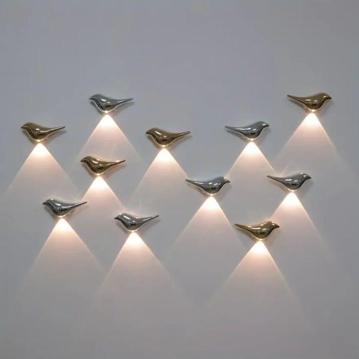 Applique design oiseau luminaire décoratif moderne led