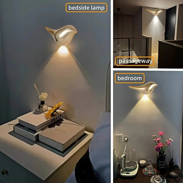 Applique design oiseau luminaire décoratif moderne led