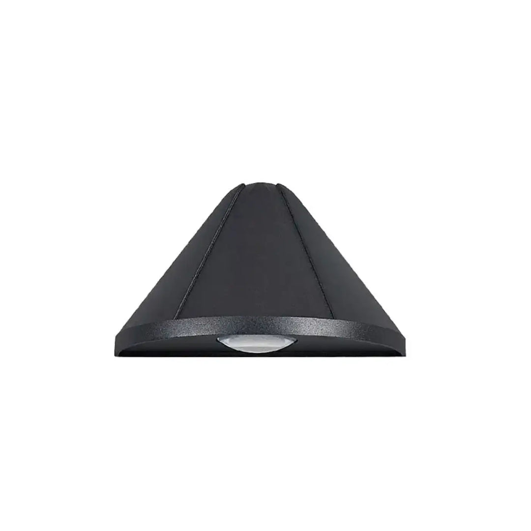 Applique extérieure conique design moderne et élégant blanc ou noir