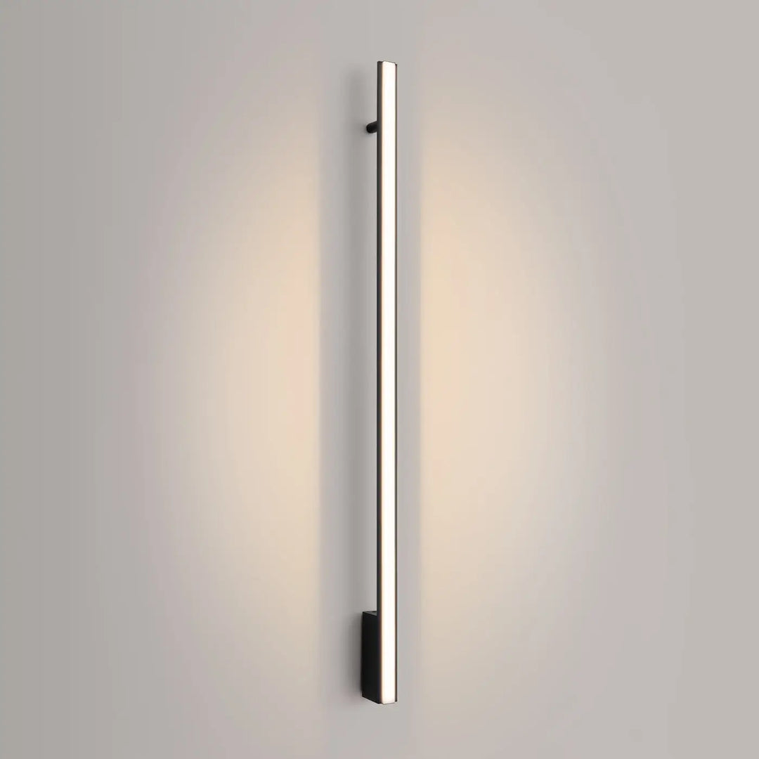 Applique murale lagom 120 noir en chrome avec design minimaliste et excellente finition pour collection lagom allie
