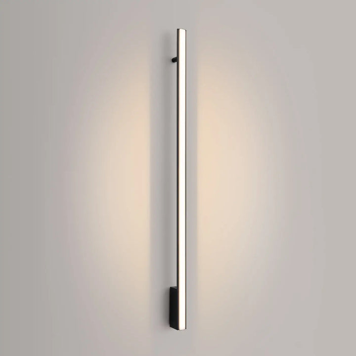 Applique murale lagom 120 noir en chrome avec design minimaliste et excellente finition pour collection lagom allie