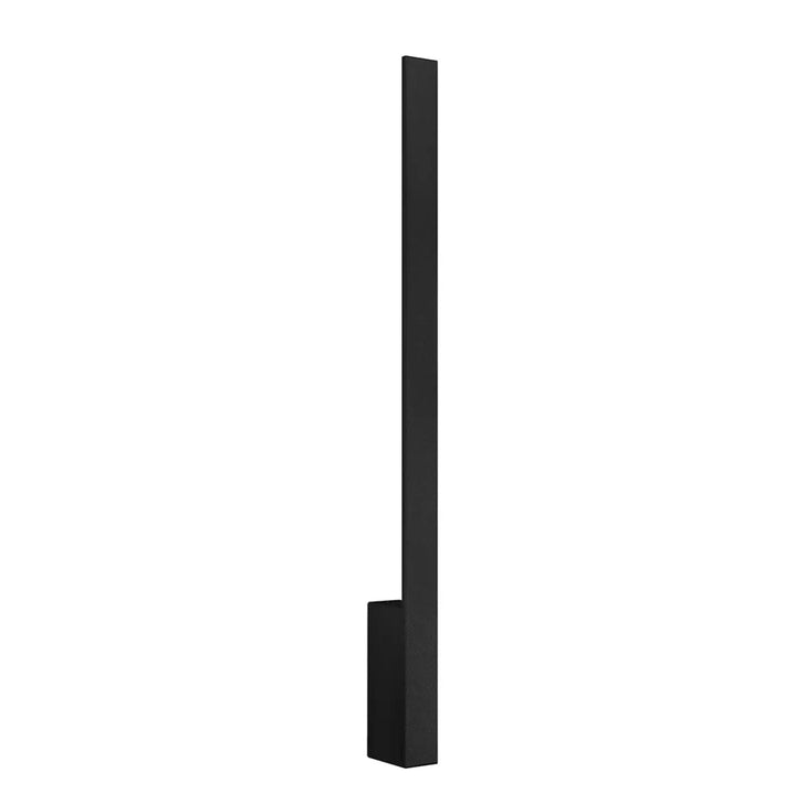Applique murale noire lahti m 3000k avec design minimaliste, module led intégré et boîtier étroit pour éclairage moderne