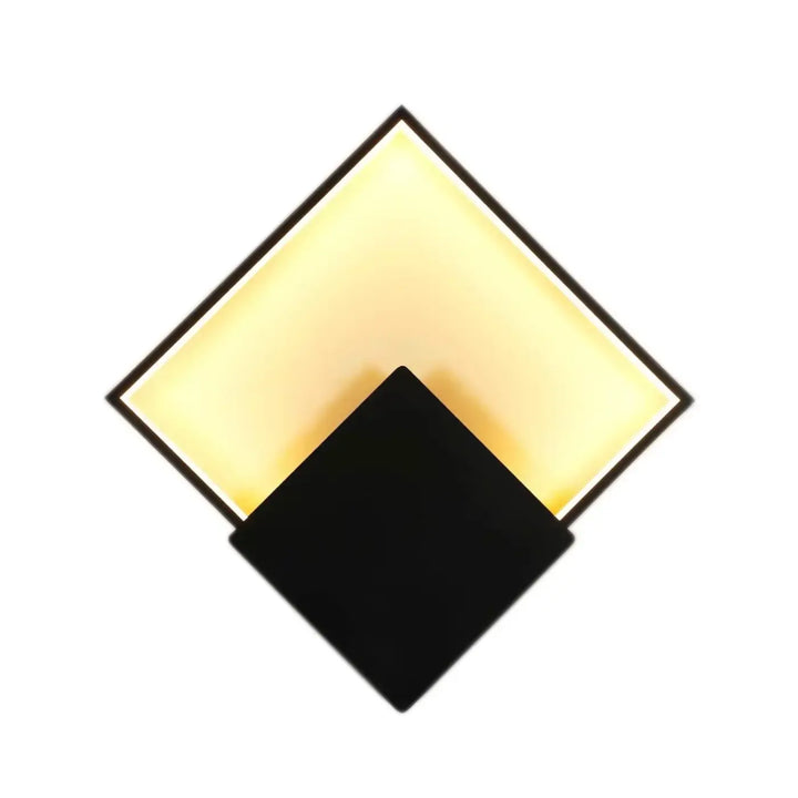Applique led murale carrée design contemporain finition