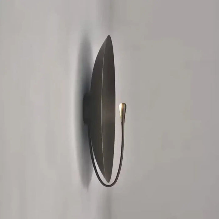 Applique Murale Artistique Cercle Coloré Et Laiton Fin

