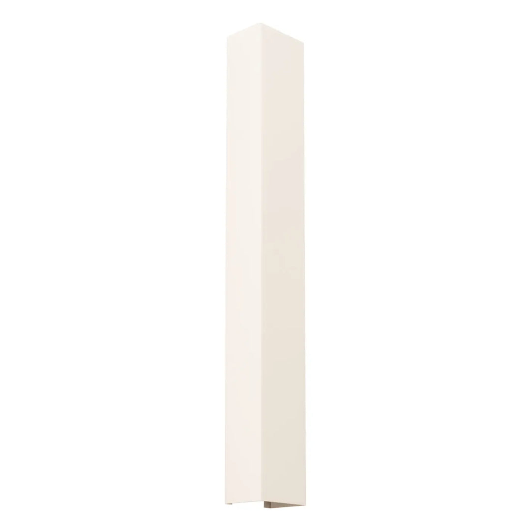 Applique murale freya 60 beige compose d’appliques murales au design rectangulaire moderne finition mate