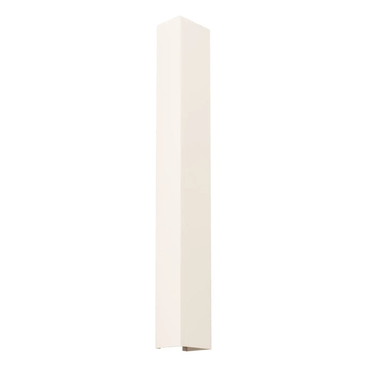 Applique murale freya 60 beige compose d’appliques murales au design rectangulaire moderne finition mate