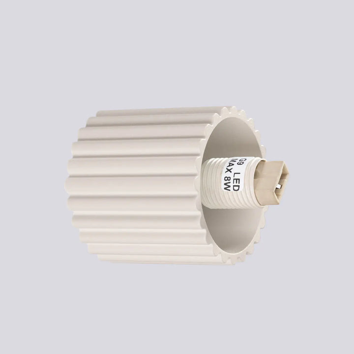 Off-white lampe halo applique murale avec ampoule led beige 8w sphère laiteuse idéale pour bureau décorative
