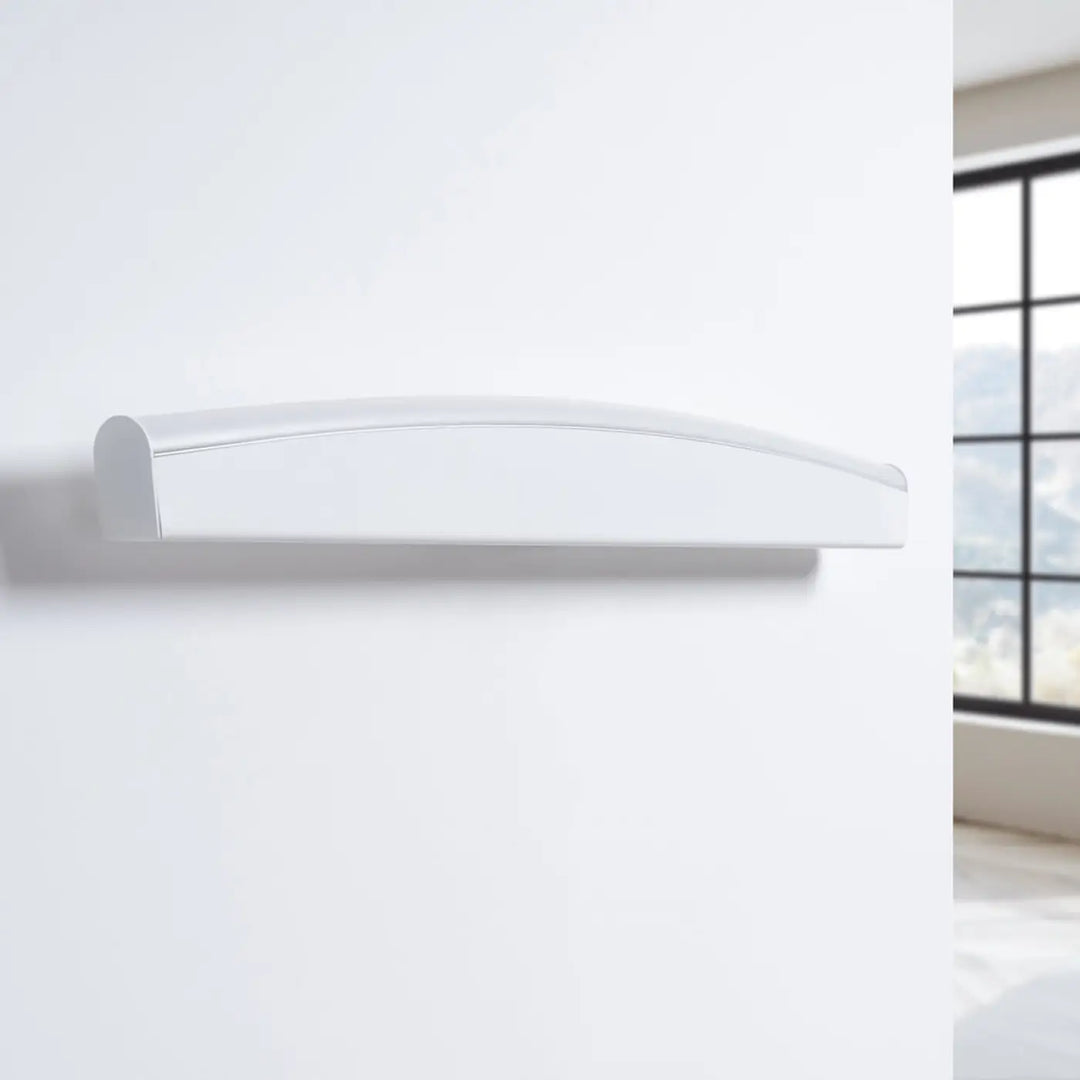 Applique murale JORUN 4000K blanc avec design élégant luminaire à led et surface courbée minimaliste