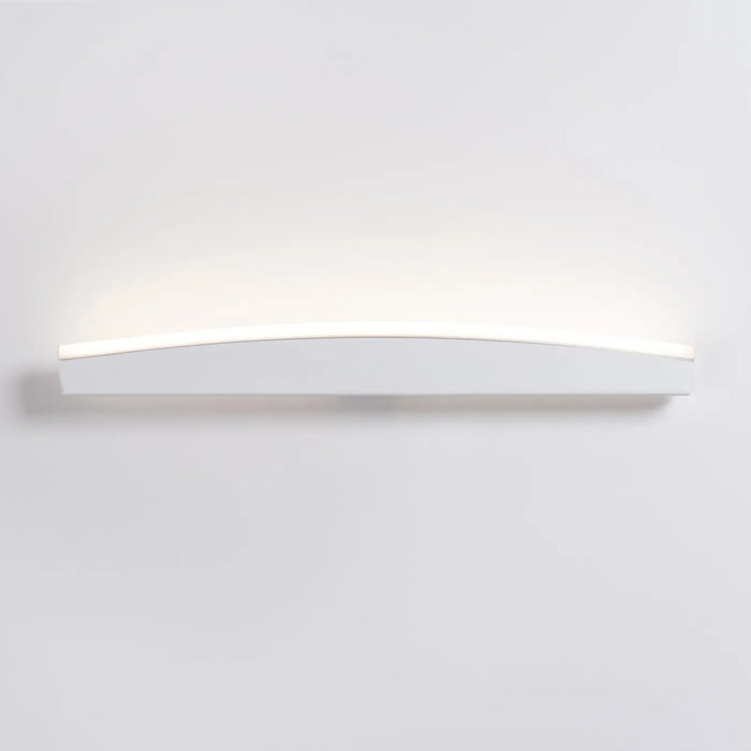 Applique murale jorun 4000k blanc à led avec design élégant en forme courbée pour un luminaire à led moderne