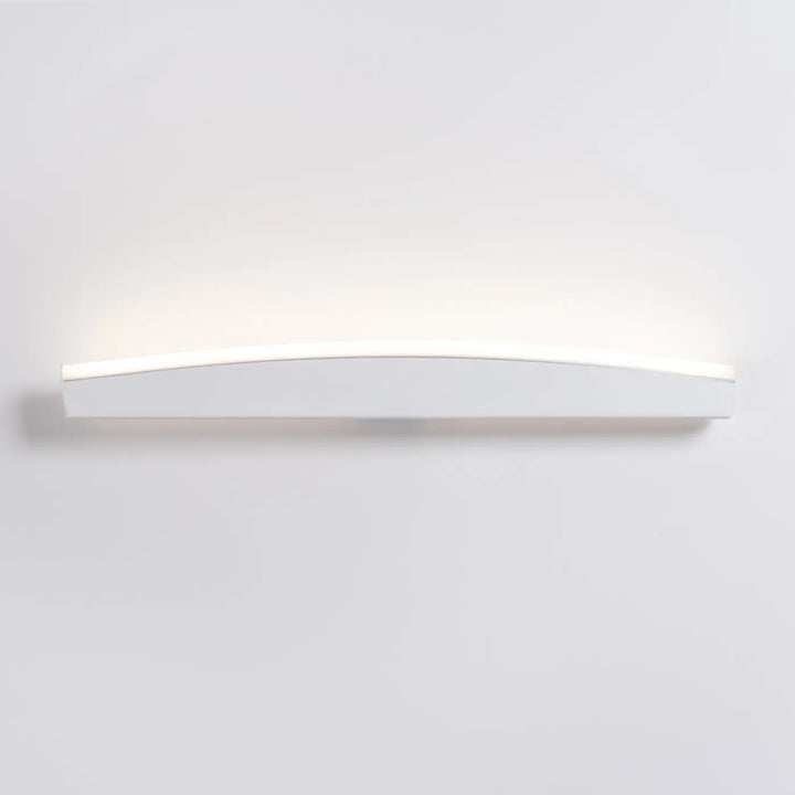Applique murale jorun 4000k blanc à led avec design élégant en forme courbée pour un luminaire à led moderne