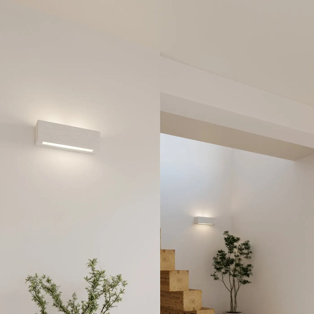 Applique murale en céramique blanche minimaliste avec design moderne vega pour une belle lumière moderne vega remplissez