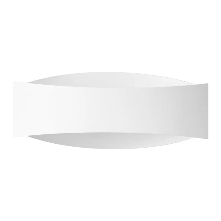 Applique toni blanc avec design moderne et courbé pour une décoration subtile aux couleurs classiques