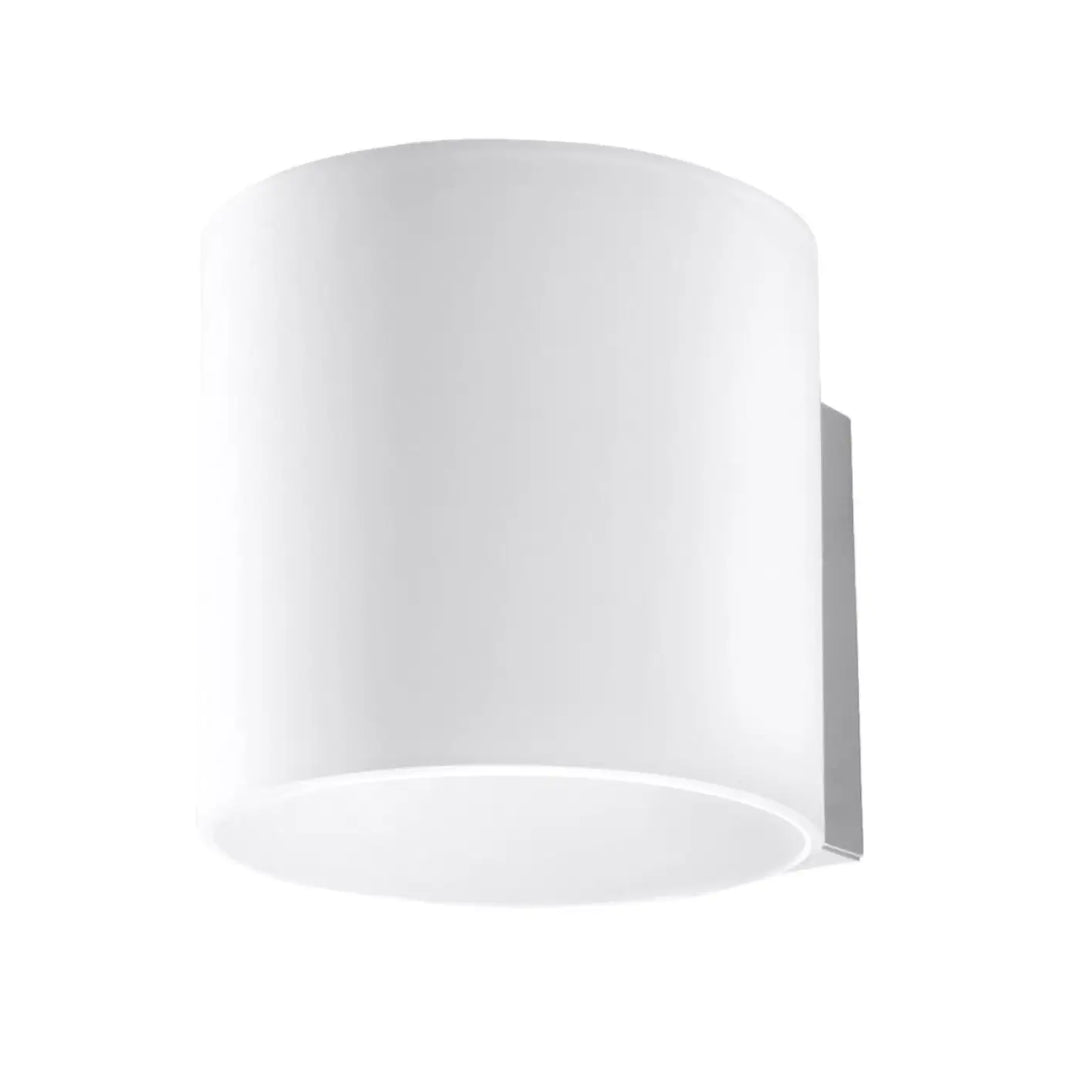 Applique murale moderne blanche cylindrique en finition mate pour créer une atmosphère unique murale vici