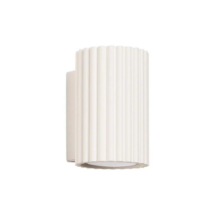 Applique murale karbon 10 beige avec design minimaliste et ampoules gu10 interchangeables en plafonnier karbon allie