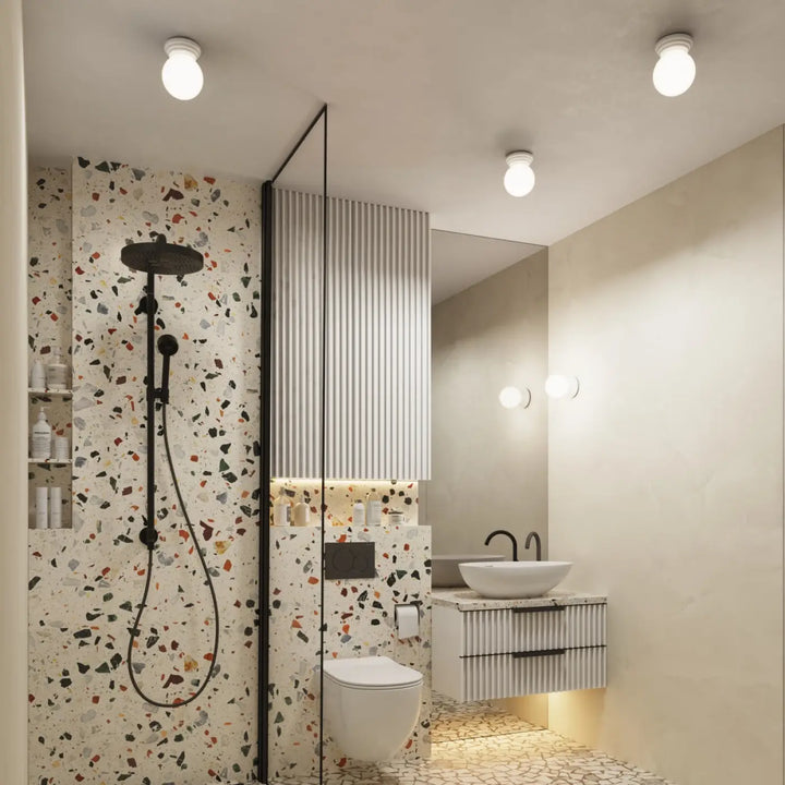 Applique murale zori blanc avec une belle décoration et qualités esthétiques en design moderne noir circulaire