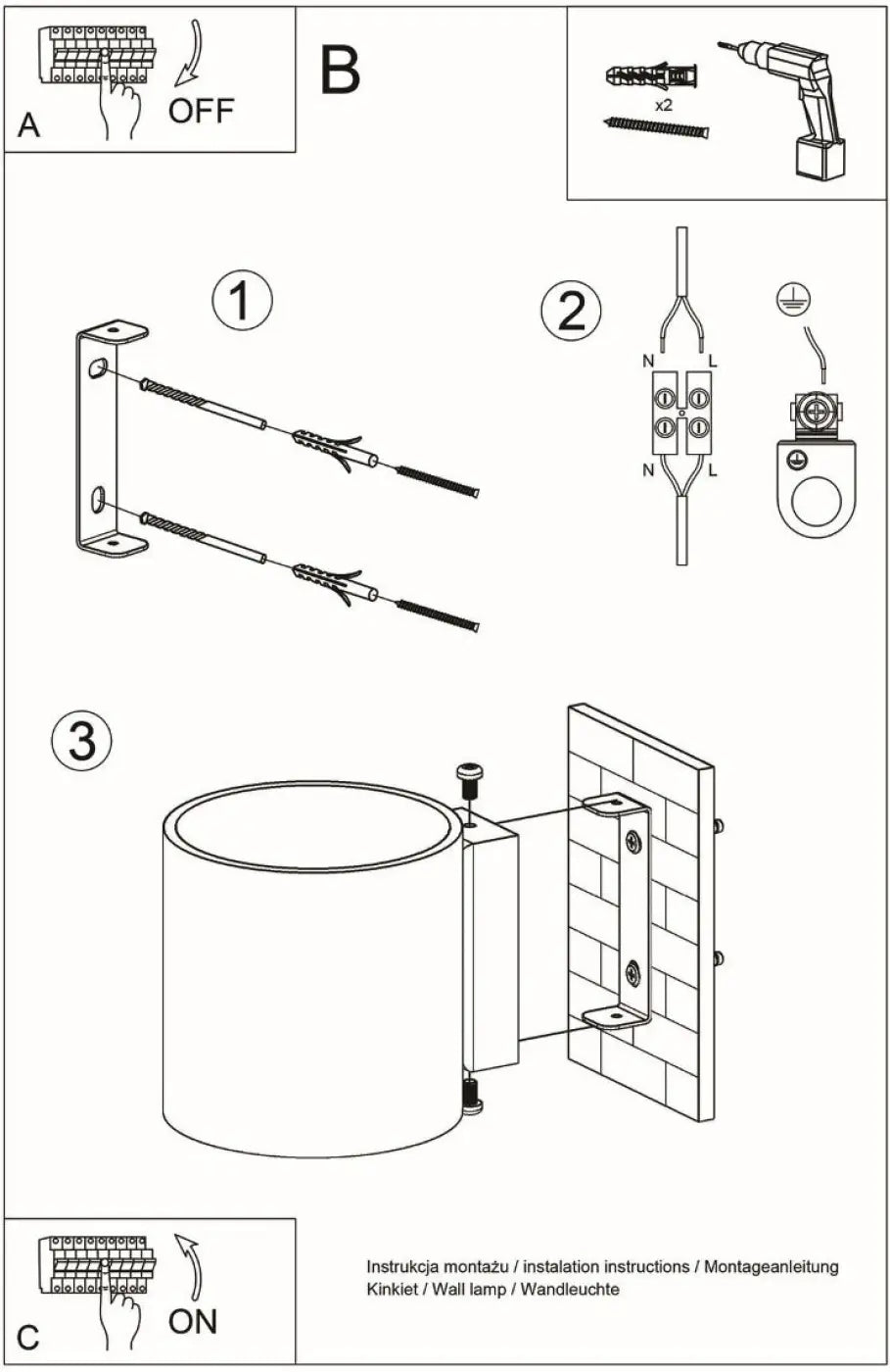 Kinkiet orbis applique murale blanc avec support métallique et fixation bois naturel pour éclairage mural contemporain