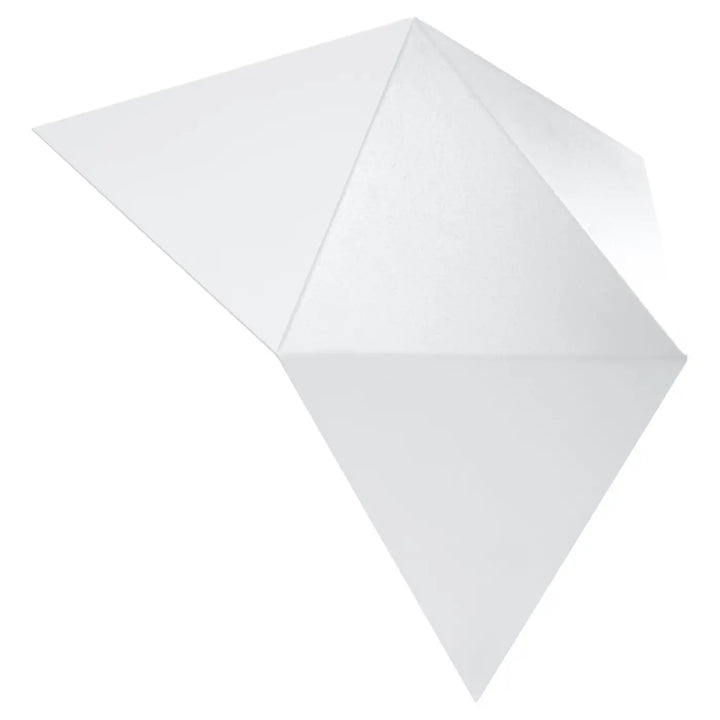 Applique murale l’applique solido en origami papier blanc au design original et intemporel minimaliste
