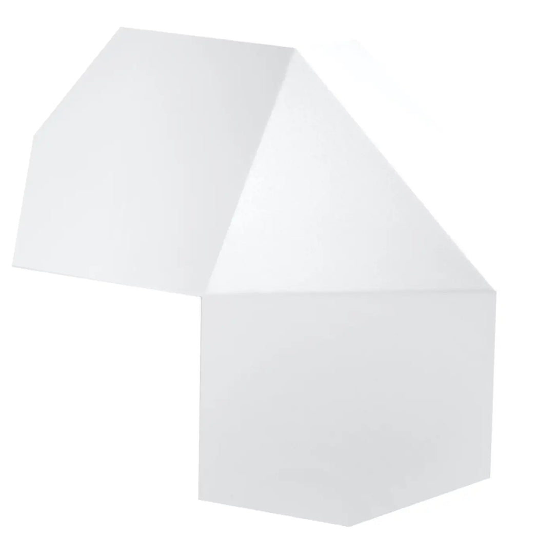 Applique murale tre blanc en papier geometrique design original fera pour une lampe murale intemporelle