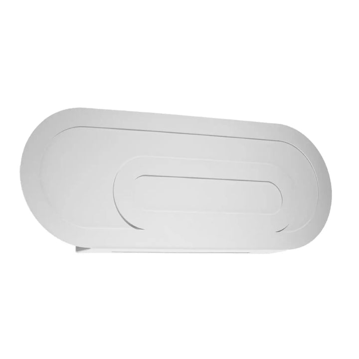 Applique murale originale saccon blanc en forme de trombone avec design minimaliste pour une atmosphère chaleureuse
