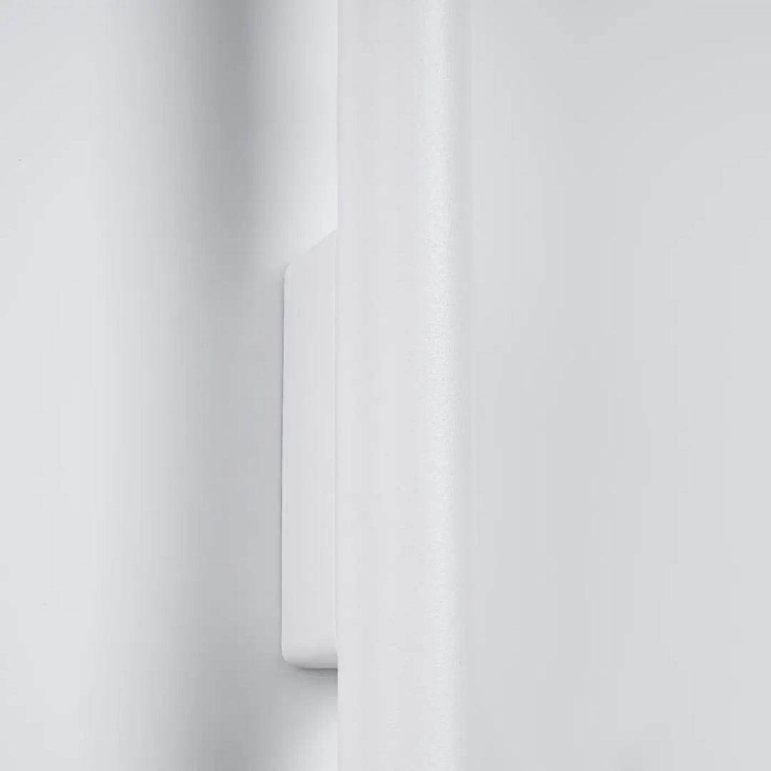 Applique murale blanc design moderne de la série pastelo lampes pastelo avec finition lisse et minimaliste