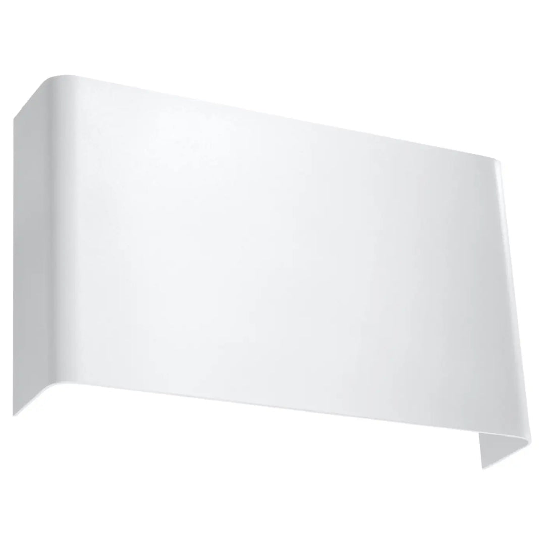 Applique murale copertura blanche brillante rectangulaire aux bords arrondis pour une solution minimaliste et atmosphère chaleureuse