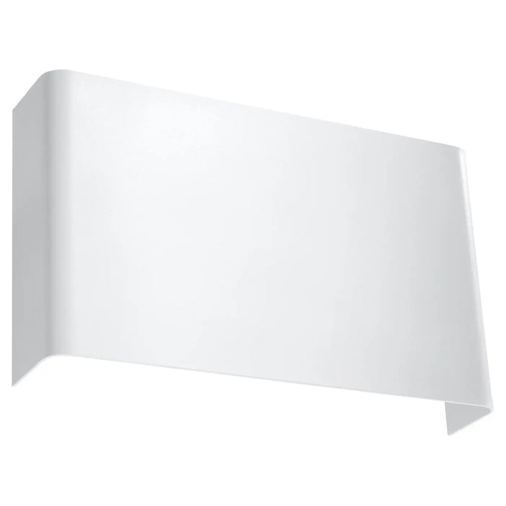 Applique murale copertura blanche brillante rectangulaire aux bords arrondis pour une solution minimaliste et atmosphère chaleureuse