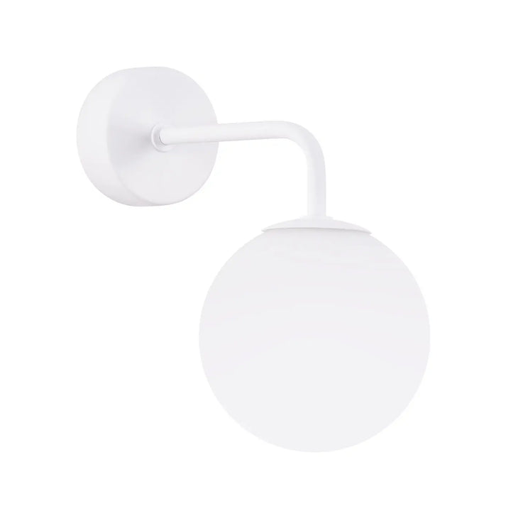 Applique murale astral 1 blanc en verre dépoli sphérique design minimaliste pour collection astral lampe astral