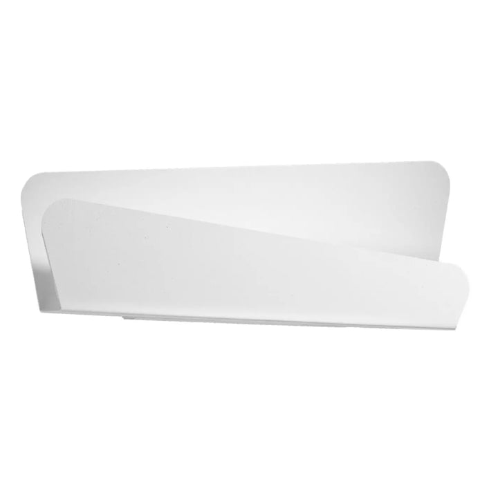 Applique murale originale bascia blanc avec finition mate et lignes modernes pour une solution minimaliste chambre à coucher