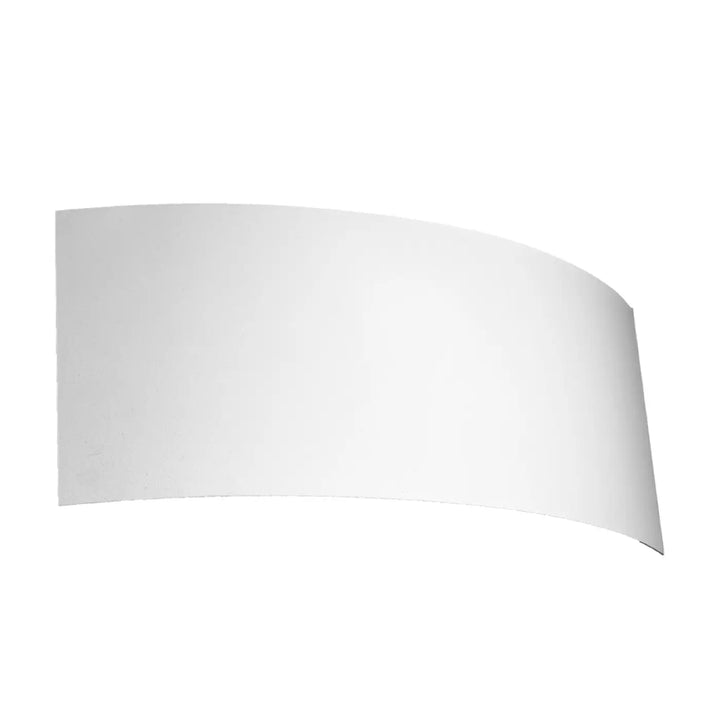 Applique murale l’applique magnus en acrylique blanc avec finition brillante design original et forme incurvée élégante