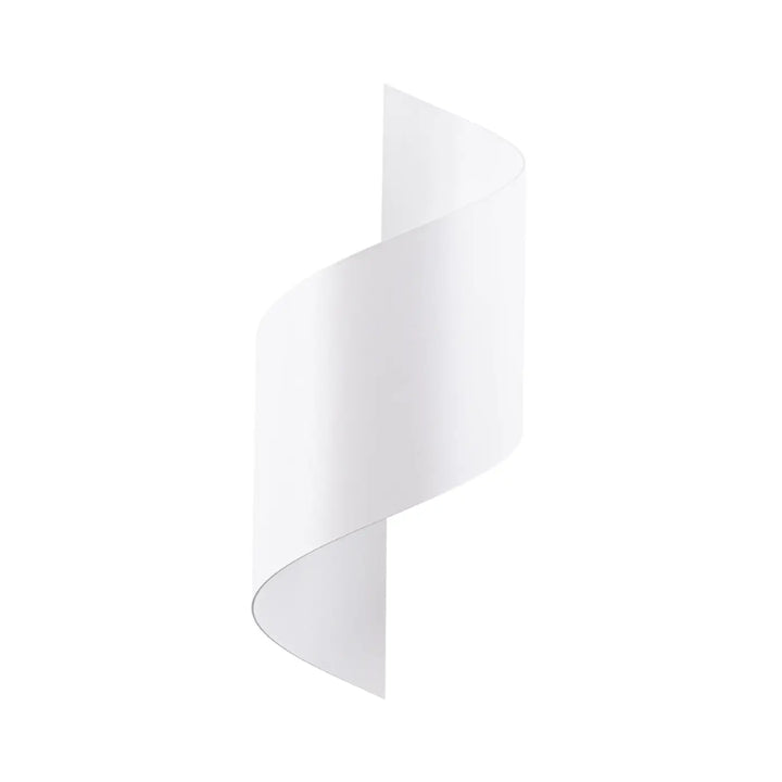 Applique murale lampe talassa blanc avec design minimaliste en spirale pour parler à l’imagination et souligner l’espace