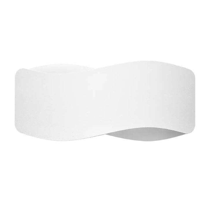Applique murale tila 30 blanc avec design original et luminaire tila intemporel en courbe élégante