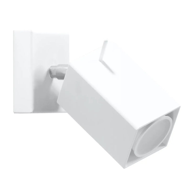 Applique murale merida blanche rectangulaire avec design moderne et finition mate pour éclairage intérieur contemporain