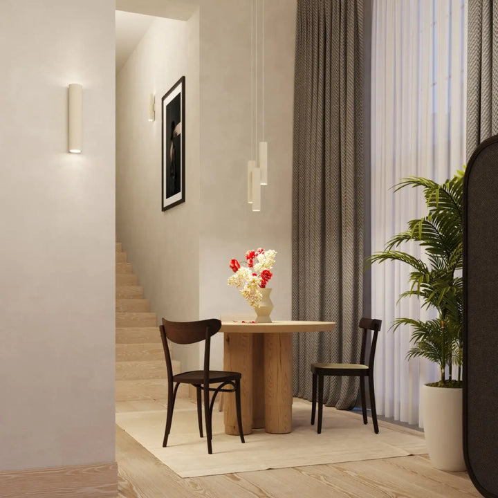 Applique murale lagos 2 beige en céramique crème avec bouquet de fleurs rouge et blanc pour design moderne suspension lagos
