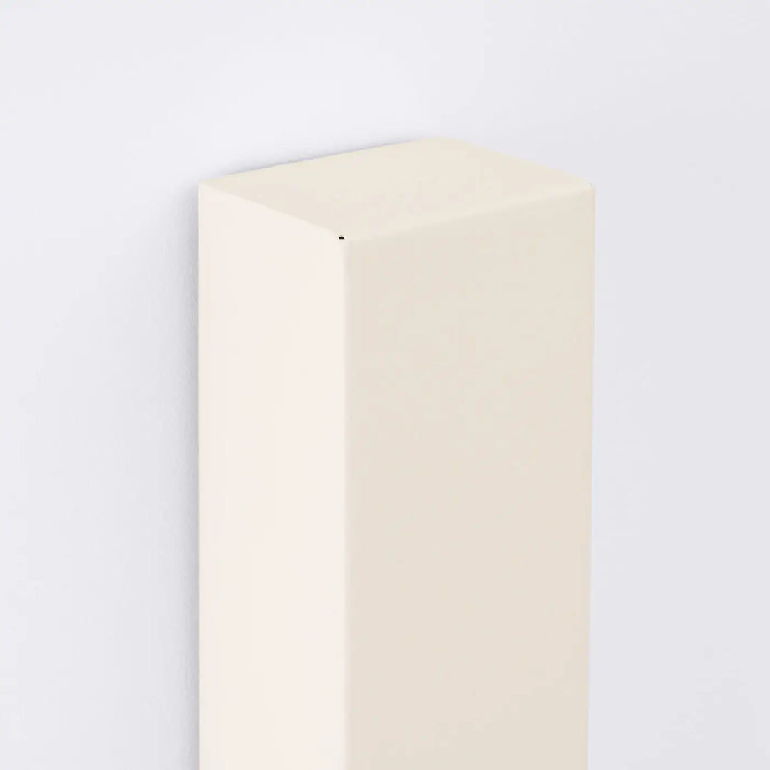 Applique murale rectangulaire beige en composition d’appliques murales collection freya cinq coloris minimaliste