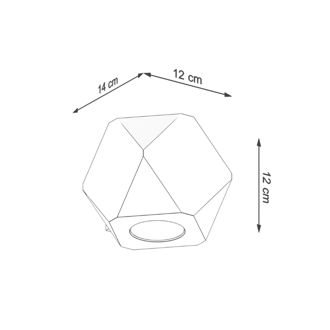 Applique murale lampe woody en bois naturel avec design hexagonal géométrique style loft bois s intégrera parfaitement