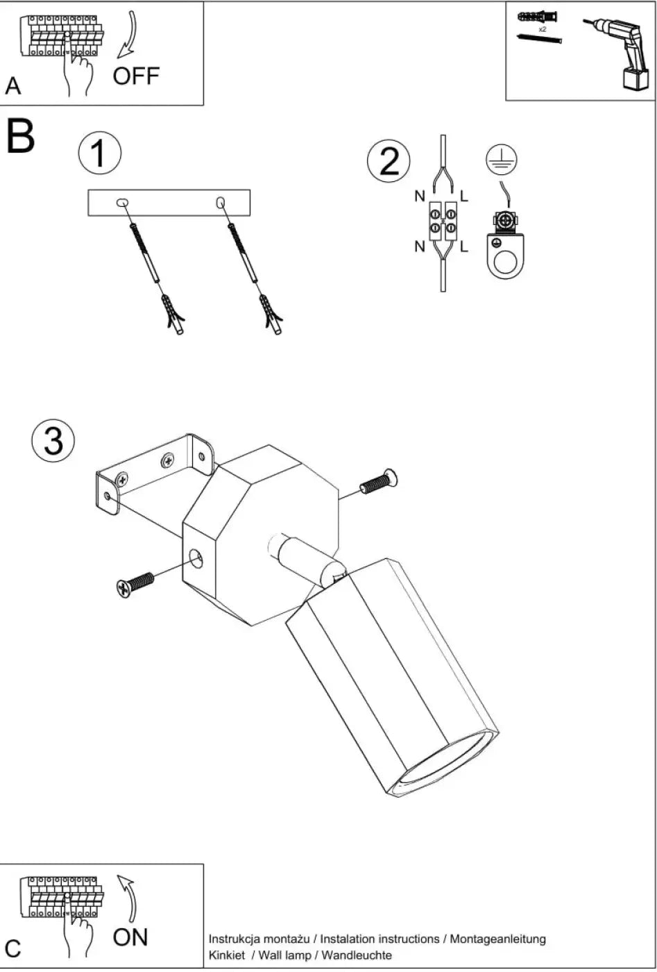 Applique murale zeke avec spot orientable, abat-jour cylindrique en bois chêne et support métallique élégant