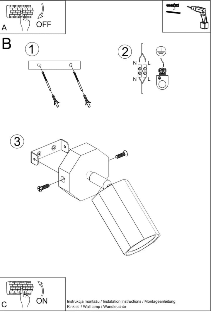 Applique murale zeke avec spot orientable, abat-jour cylindrique en bois chêne et support métallique élégant