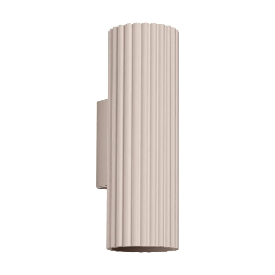 Applique murale karbon 20 taupe beige avec design minimaliste et ampoules gu10 interchangeables pour plafonnier karbon allie