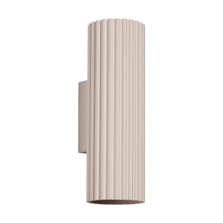 Applique murale karbon 20 taupe beige avec design minimaliste et ampoules gu10 interchangeables pour plafonnier karbon allie