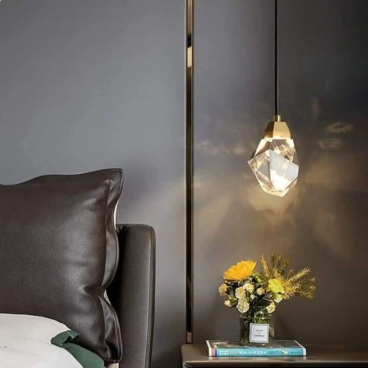 Applique Murale Chambre Moderne Cristal Doré