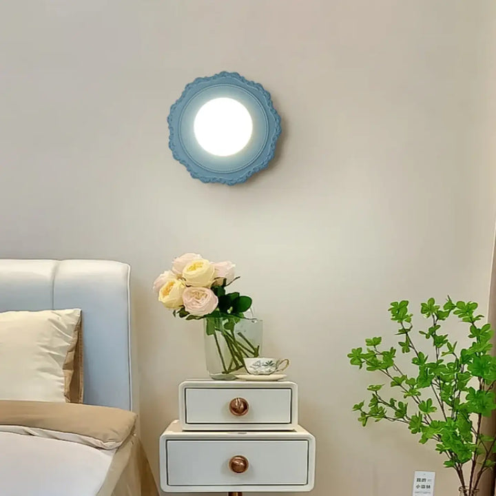 Applique murale contemporaine et originale en forme de fleur