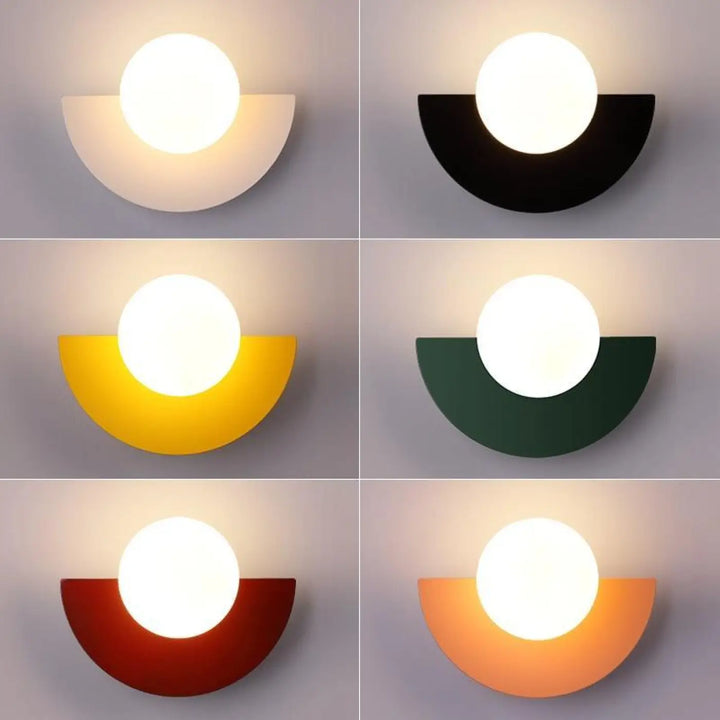 Applique Murale Couleur Design Minimaliste