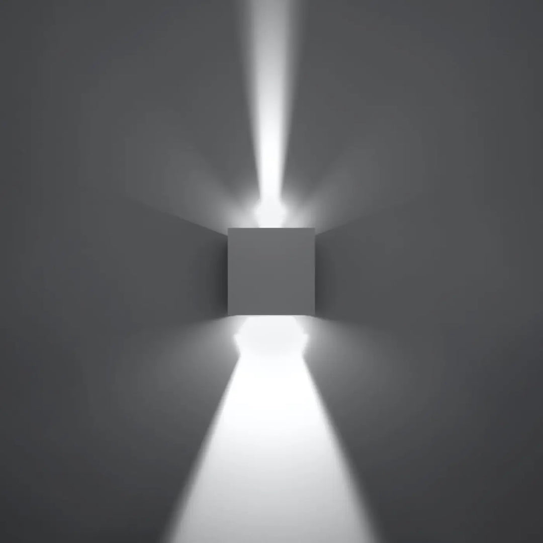 Modern applique murale led ip54 l’applique luca blanche avec finition mate et efficacité énergétique optimale