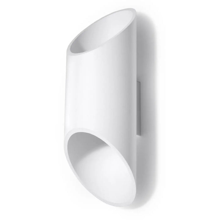 Applique murale penne 30 blanc avec module led à finition mate lisse dans des couleurs classiques design moderne