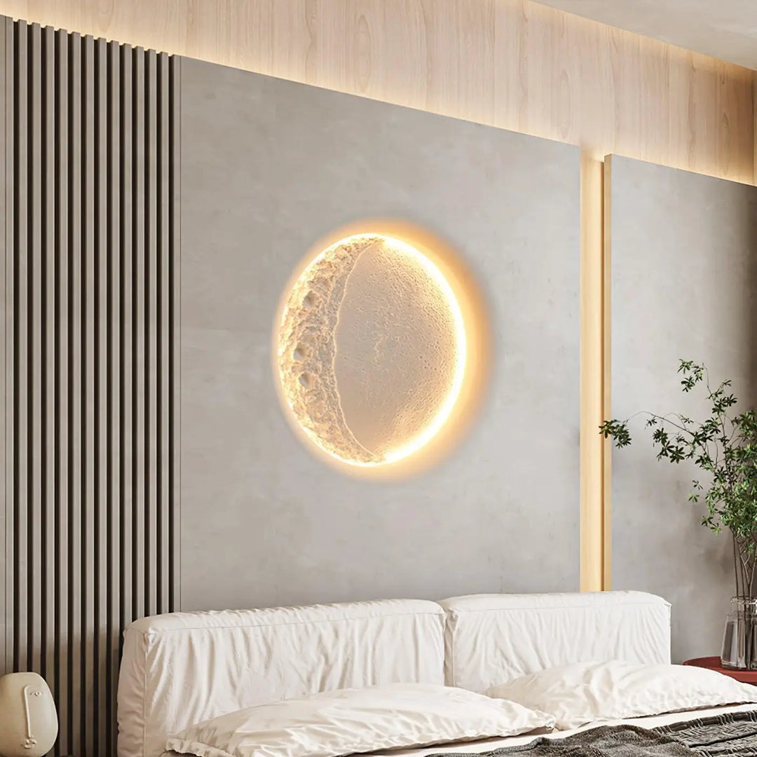 Applique Murale Décorative Demi Lune Acrylique