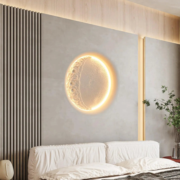 Applique Murale Décorative Demi Lune Acrylique