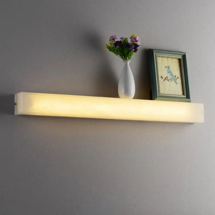 Applique murale stelia rectangulaire avec couverture translucide blanche et lumière jaune chaud ampoules sont-elles incluses