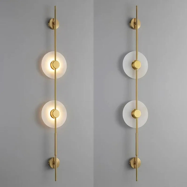 Applique design contemporain à cercles lumineux élégant