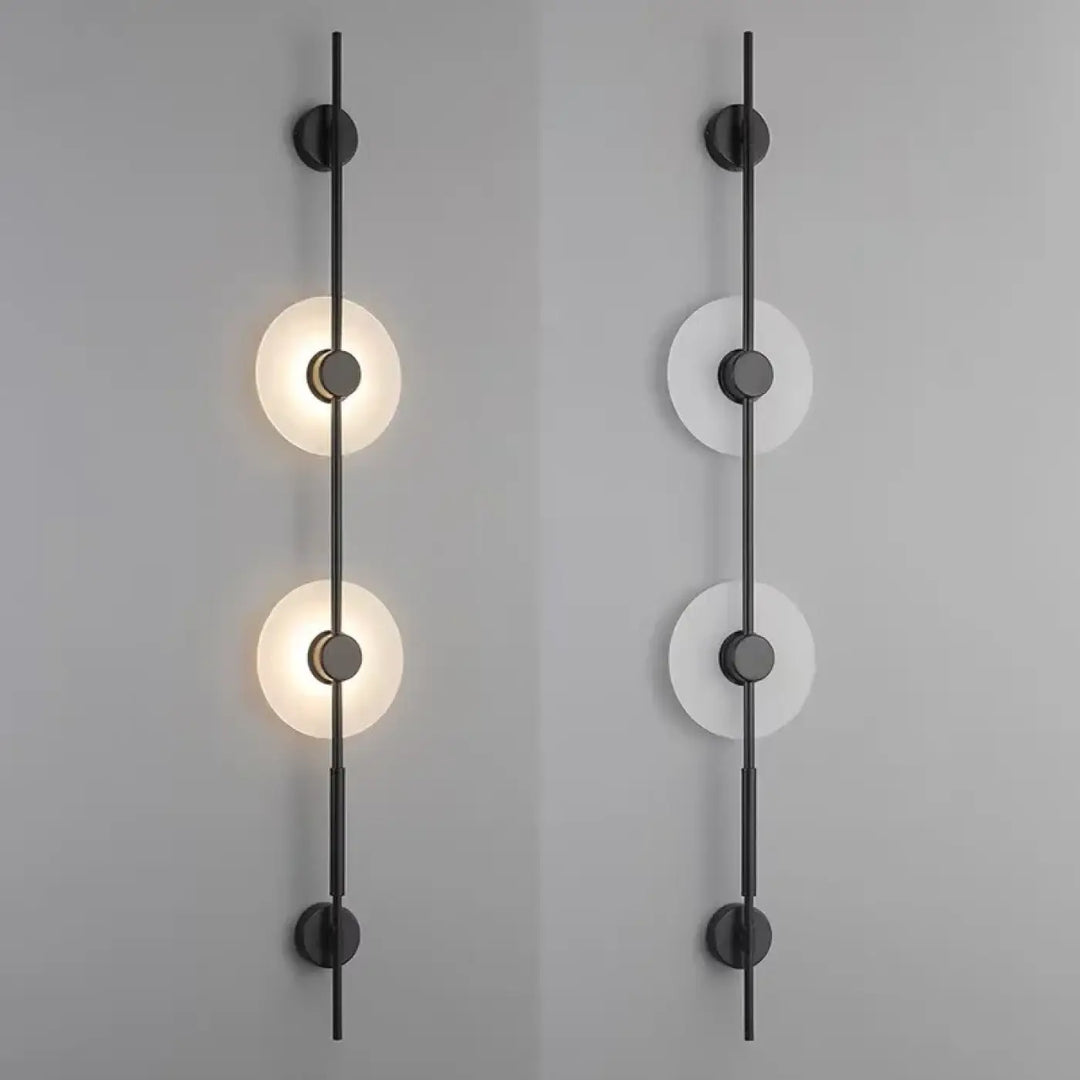 Applique design contemporain à cercles lumineux élégant
