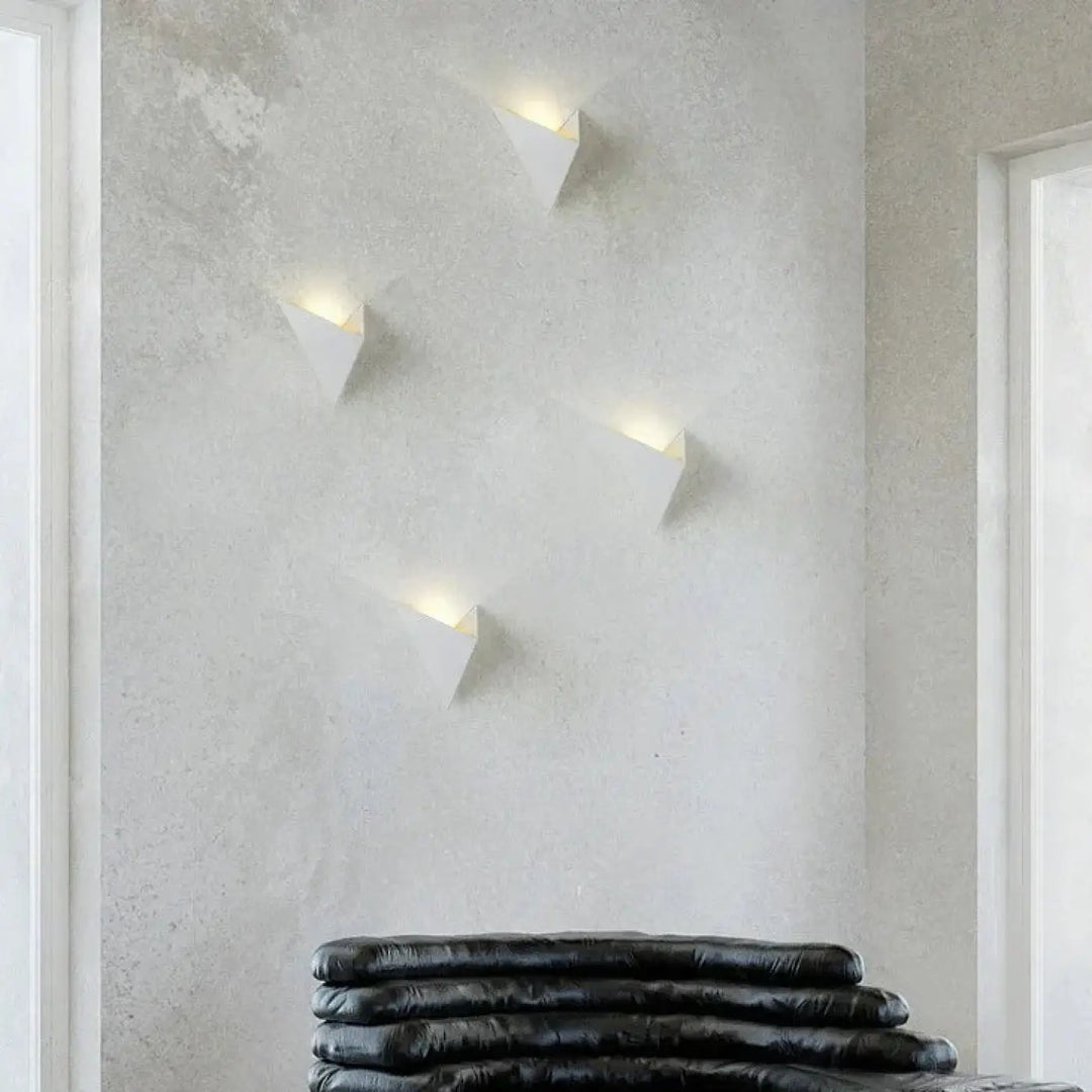 Applique murale design led géométrique effet mural élégant